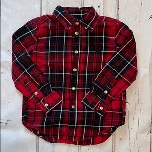 Kids long sleeve button-up